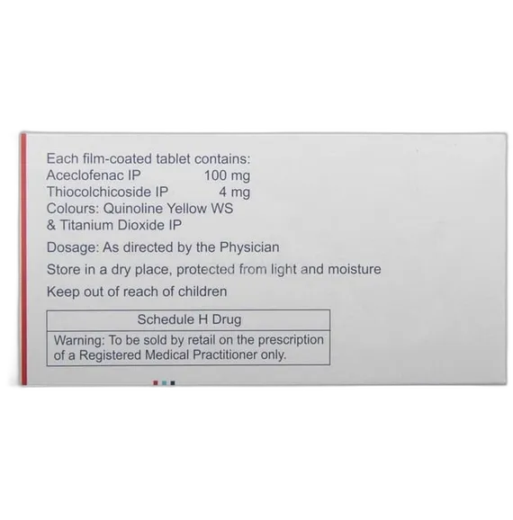 zerodol th max 4mg tablet 10's